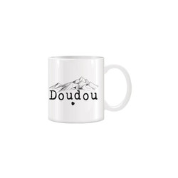 Mug  caf, th marquage |  Doudou  - Amalgame imprimeur-graveur
