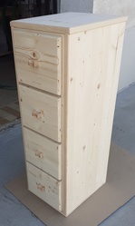 Commode � 4 tiroirs - VERCORS LITERIE 