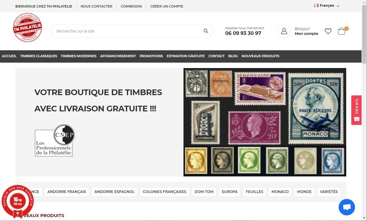 Boutique TM PHILATELIE - Grenoble Shopping