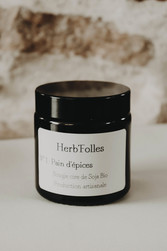Bougie 120ml "Pain d'pices" - Herb'folles