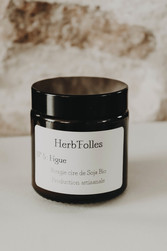Bougie 120ml "Figue" - Herb'folles