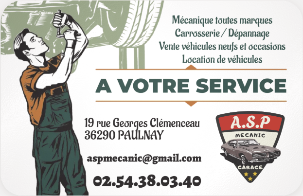 Boutique Garage ASP Mecanic - Indre