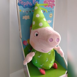 Peluche Georges musical Peppa pig - POMME D'AMOUR