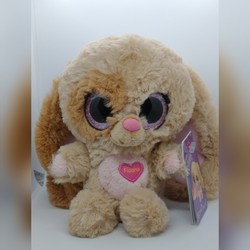 Peluche lapin  Fioona minimoomis 19 cm musical  - POMME D'AMOUR