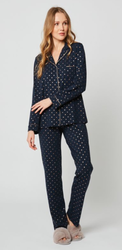LE CHAT Pyjama boutonn CALINE - FONTEYNE LINGERIE