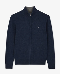 EDEN PARK Cardigan Zipp CAMBRIDGE - MONSIEUR JAMES