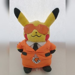 Peluche  Pokmon Pikachu customis 22 cm - POMME D'AMOUR