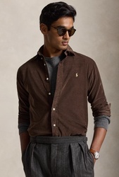 RALPH LAUREN Chemise Ajust�e en Velours C�tel� - MONSIEUR JAMES