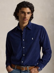 RALPH LAUREN Chemise Ajust�e en Velours C�tel� - MONSIEUR JAMES