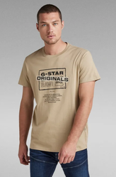 G-STAR t-shirt ORIGINALS LOGO - JAMES
