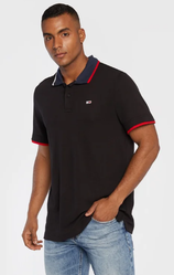 TOMMY JEANS Polo REG FLAG NECK - JAMES