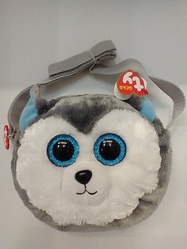Peluche sac Husky marque TY - POMME D'AMOUR