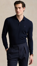 RALPH LAUREN Pull Col Polo en Laine - MONSIEUR JAMES