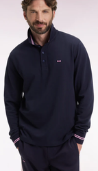 EDEN PARK Polo Manches Longues NUMERIQUE - MONSIEUR JAMES