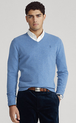 RALPH LAUREN Pull Uni Col V - MONSIEUR JAMES