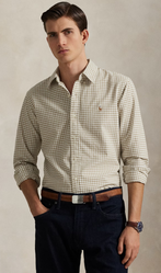 RALPH LAUREN Chemise Oxford Vichy Cintre - MONSIEUR JAMES