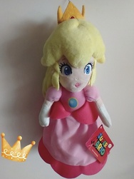 Peluche Super Mario "Princesse PEACH " 32 cm  - POMME D'AMOUR