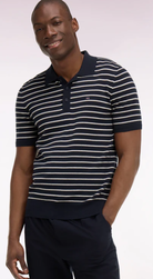 EDEN PARK Pull Col Polo RAYE - MONSIEUR JAMES