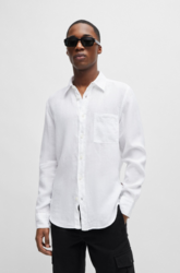 BOSS Chemise lin RELEGANT 6  - MONSIEUR JAMES