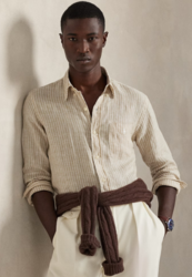 RALPH LAUREN Chemise Ray�e en Lin - MONSIEUR JAMES