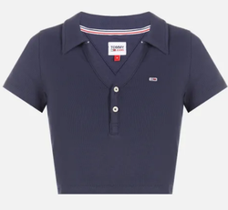 TOMMY JEANS Polo Court ESSENTIAL V-NECK - JAMES