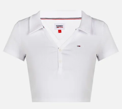 TOMMY JEANS Polo Court ESSENTIAL V-NECK - JAMES