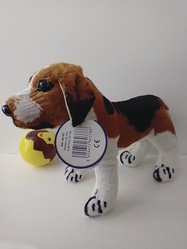 Peluche chien Beagle de 30 cm de long et 24 cm de Haut - POMME D'AMOUR