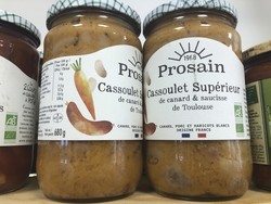 Cassoulet suprieur canard saucisse de Toulouse 680g Prosain - Retour aux sources
