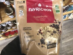 Muesli super fruit 500g Favrichon - Retour aux sources