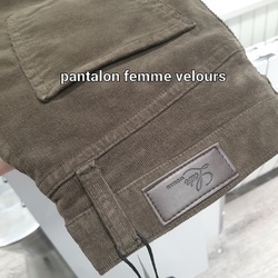 PANTA VELOURS FEMME  - First/Smart/Corner Lacoste