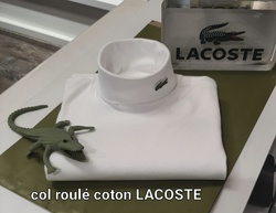 COL ROULE COTON LACOSTE - First/Smart/Corner Lacoste