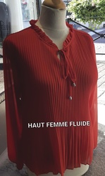 HAUT FEMME FLUIDE - First/Smart/Corner Lacoste