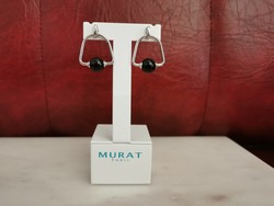 Murat Paris Boucles d'oreilles argent 925%o et onyx Aventure - Mister Gold