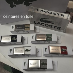 CEINTURE TOILE LACOSTE - First/Smart/Corner Lacoste