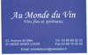 MV AU MONDE DU VIN - Alsace