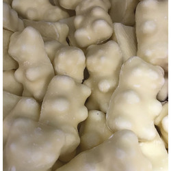 Ourson guimauve chocolat blanc 50g - BONBONS SERVICE/LE TEMPS DES DOUCEURS