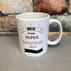 Mug "Super nounou" - Marev'création