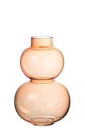 Vase Boule Verre Orange Small (32463) - Imagine