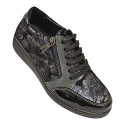SNEAKERS LACET ZIP INFINI ALETAMO - LUDIVINE CHAUSSEUR- BRETEUIL