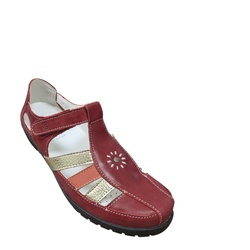 SANDALE AJOURE VELCRO LARGEUR + SUAVE 8031 - LUDIVINE CHAUSSEUR- BRETEUIL