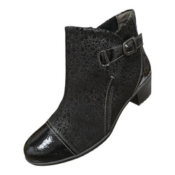 BOTTINE TALON ART9919  NOIR POIS - SUAVE - - LUDIVINE CHAUSSEUR- BRETEUIL