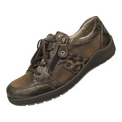 SNEAKERS LACET ZIP LARGEUR + SUAVE 18501 - LUDIVINE CHAUSSEUR- BRETEUIL