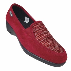 JOY ROUGE COMPENSE PLATEAU TRICOT - SEMELFLEX - - LUDIVINE CHAUSSEUR- BRETEUIL