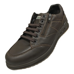 SNEAKERS LACET ZIP GRANDE LARGEUR GRISPORT TOMMASO - LUDIVINE CHAUSSEUR- BRETEUIL