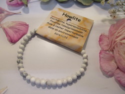 Howlite en bracelet en perle  3mm - Original's