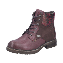 BOTTINE LACET ROUGE COMBINE RIEKER 94712-35 - LUDIVINE CHAUSSEUR- BRETEUIL