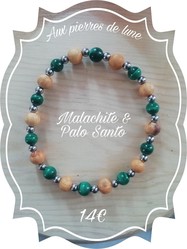 Bracelet Malachite - Aux pierres de Lune