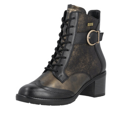 BOTTINE LACET ZIP TALON DECOUPE REMONTE D2A77 - LUDIVINE CHAUSSEUR- BRETEUIL