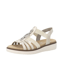 NU PIED ELASTIQUE BEIGE REMONTE D2041 - LUDIVINE CHAUSSEUR- BRETEUIL