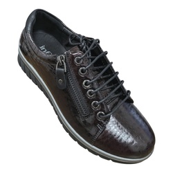 DERBY LACET ZIP VERNIS BORDEAUX INFINI  GAZEL - LUDIVINE CHAUSSEUR- BRETEUIL